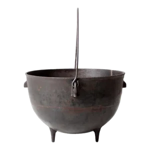 Antique 20 Gallon Cast Iron Cauldron
