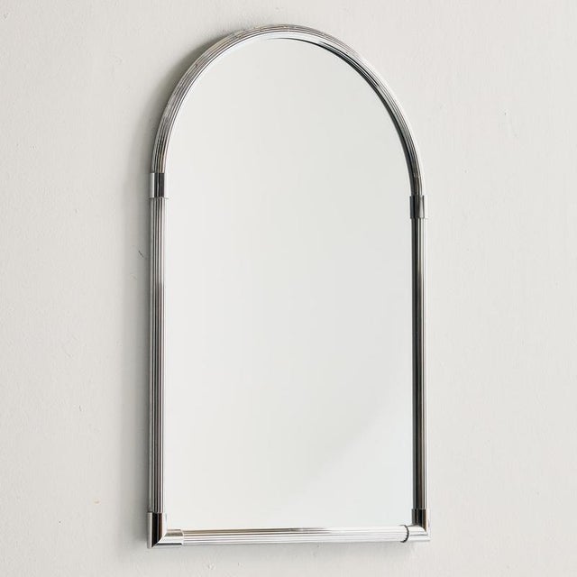 Vintage Metal Framed Mirror, 1970s For Sale - Image 10 of 10