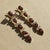 Modern Geometric Garnet Drop Earrings, Silver, Gold, Pair For Sale - Image 4 of 10