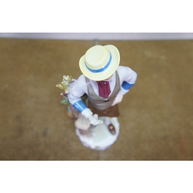 Rare Herend Hungary Porcelain "The Bird Seller" Figurine by Wéninger Lászlóné For Sale - Image 12 of 14