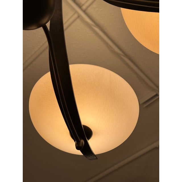 Hubbardton Forge Aegis Five Light Chandelier For Sale In San Francisco - Image 6 of 12
