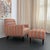 Mid-Century Modern 1940s MId Century Modern Upholstered Lounge Chair Ottoman Set For Sale - Image 3 of 11