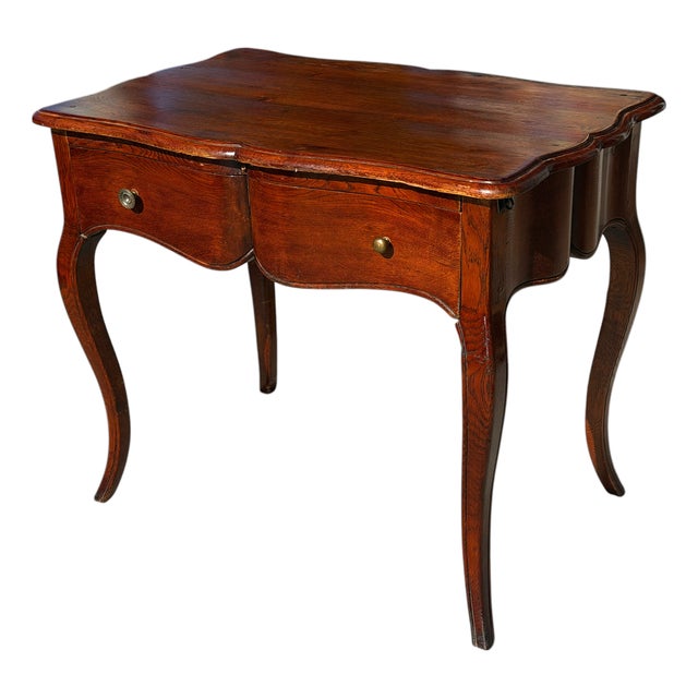 Antique French Provincial Louis XV Oak Side Table c.1830 For Sale