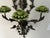 Late 19th Century Antique Wrought Iron and Tole Wall Sconce For Sale - Image 5 of 5