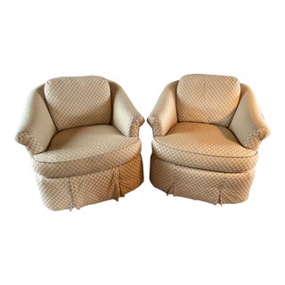 Century Furniture Co.Swivel Chairs - a Pair For Sale
