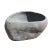 Vintage Outdoor Organic Modern River Rock Boulder Bowl For Sale