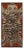 Rug & Kilim Tiger Skin Style Rug, Beige, Black and Orange, 9x12 For Sale