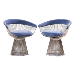 Warren Platner for Knoll Mid Century Dining Chairs - Pair For Sale