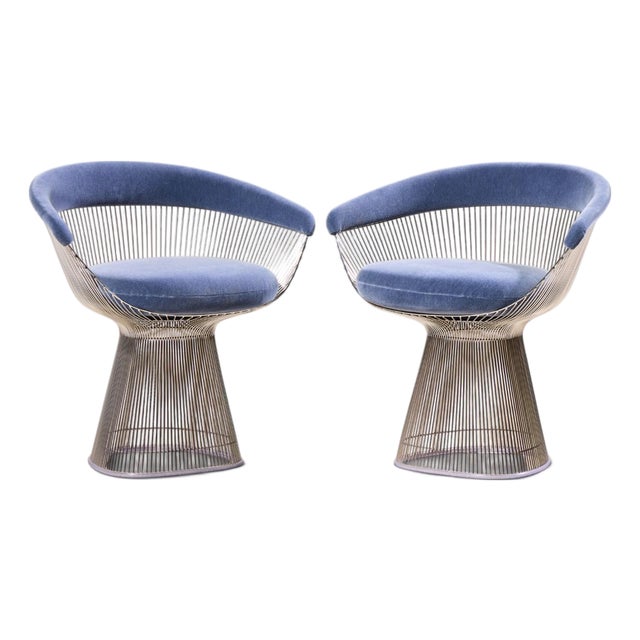 Warren Platner for Knoll Mid Century Dining Chairs - Pair For Sale