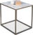 Overall measurements (inches) 26H x 22W x 22D Overall Condition is New. Material(s): Marble, Iron. Style: Contemporary....