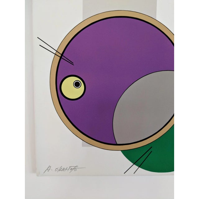 Abstract Atsuko Okamoto Abstract Serigraph A. P. "Controversy 3" For Sale - Image 3 of 10