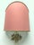 Fabric Fan Lampshade with Cast Fruit Decoration, 1950s For Sale - Image 9 of 11