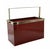 Mid-Century Modern Vintage Magazine Rack in Orange Acrylic and Brass from Christian Dior, 1960s For Sale - Image 3 of 8
