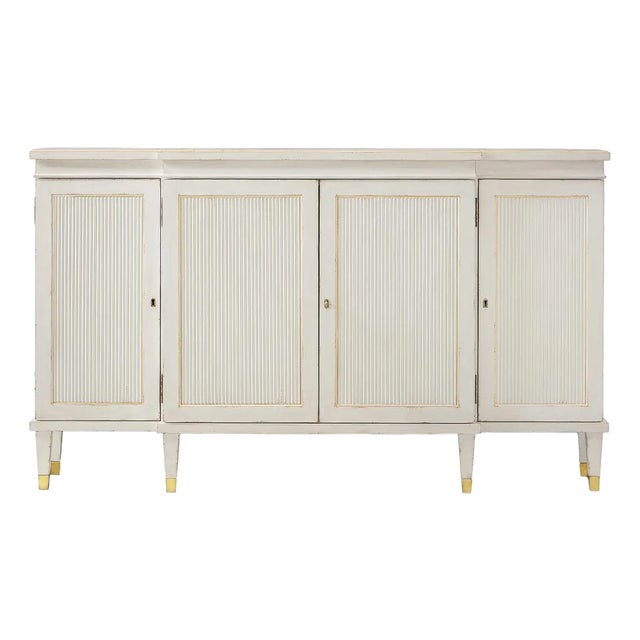 Regency Parcel Gilt Credenza For Sale