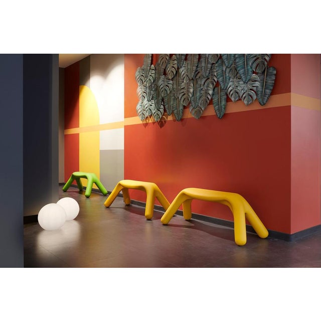Jet Black Atlas Bench by Giorgio Biscaro For Sale - Image 17 of 18