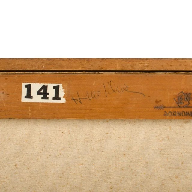 Hans Kline (Canadian, B. 1924- D. 1994), "Blue Kaleidoscope" Painting For Sale - Image 9 of 10