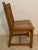 Early 20th Century Vintage Early American Oak Chair For Sale - Image 4 of 8