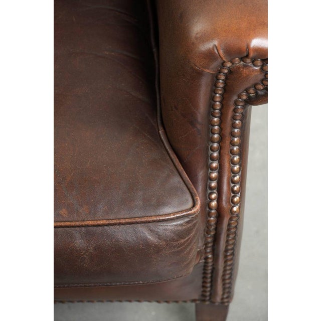 Sheepskin Wing Lounge Chair For Sale - Image 10 of 13