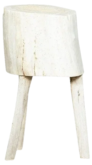 French Provincial Elm Chopping Block Table, 1890