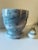 Large heavy grey and white mortar and pestle. Mortar is 5" tall and 5" wide, pestle is 5.5" long. Nice shading on pestle....