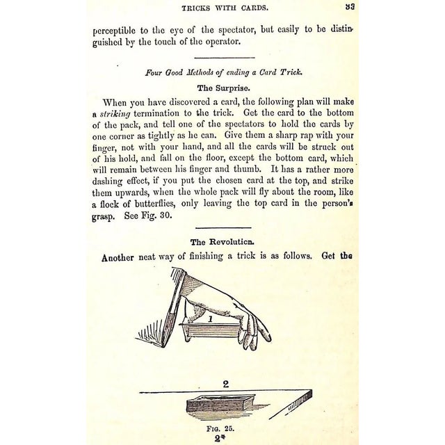 "The Secret Out; Or One Thousand Tricks With Cards" 1859 For Sale In New York - Image 6 of 8