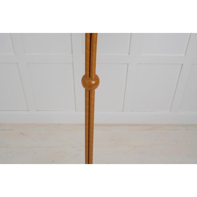 Vintage Modern Scandinavian Swedish Floor Lamp with Three Light Sources, 1940s For Sale - Image 6 of 9
