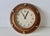 Vintage Mid-Century Korean Copper Brass Nautical Porthole-Style Wall Clock For Sale - Image 10 of 15