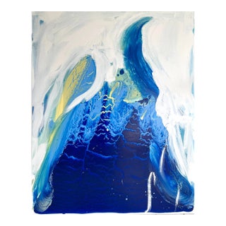 Matthew Izzo Abstract Painting “Antarctica” - Acrylic Paint on Canvas, 48” X 60” ( For Sale