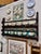 Late 19th Century Antique Late 1800s Belgian Carved Oak Plate Rack – Griffin 55" Wall Shelf For Sale - Image 5 of 18