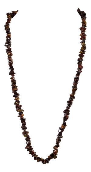 Vintage Gemstone Tiger Eye Necklace, 1960s