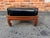 Chinoiserie Vintage Chinoiserie Style Vinyl Faux Leather Footstool For Sale - Image 3 of 11