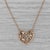 Modern Tiffany Paloma Picasso Olive Leaf Heart Pendant Necklace W/ Pouch 18k Gold For Sale - Image 3 of 6