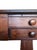 Gorgeous square 2-drawer Antique Mahogany accent table with drop leaf option. The table with leafs extended is 34.5”. The...