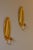 Made in Sweden. Mid-century wall sconces by Scandia Sweden, plated in 24K gold, exhibit exquisite craftsmanship....