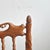 Vintage Chair in Carved Wood and Velvet, 1950s For Sale - Image 15 of 17