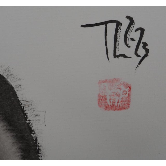 Laszlo Tibay, Le chat et la souris, Ink & Wash Drawing For Sale - Image 5 of 6