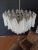 Vintage Italian Murano Glass Chandelier with 57 Glass Rondini Petals, 1980s For Sale - Image 4 of 16