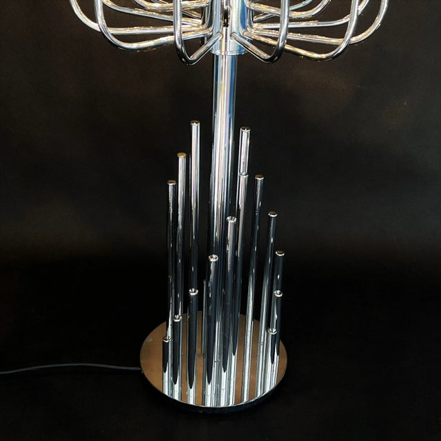 Large Table Lamp by Gaetano Sciolari for Boulanger, 1970s For Sale - Image 6 of 13