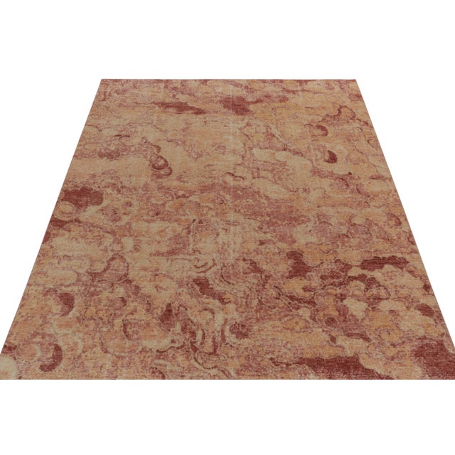 Contemporary Rug & Kilim’s Oversized Red Sky Rug, 12x14 For Sale - Image 3 of 8