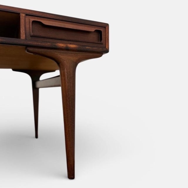 Mid-Century Modern Vintage Danish Coffee Table with Drawers by Johannes Andersen for CFC Silkeborg, 1960s For Sale - Image 3 of 13