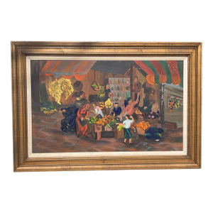 1950s Judaic Modern Artist , Israel Market