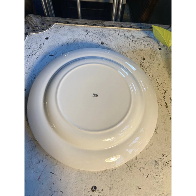 Black Spode Archive Collection Black Caramanian Dinner Plate For Sale - Image 8 of 9