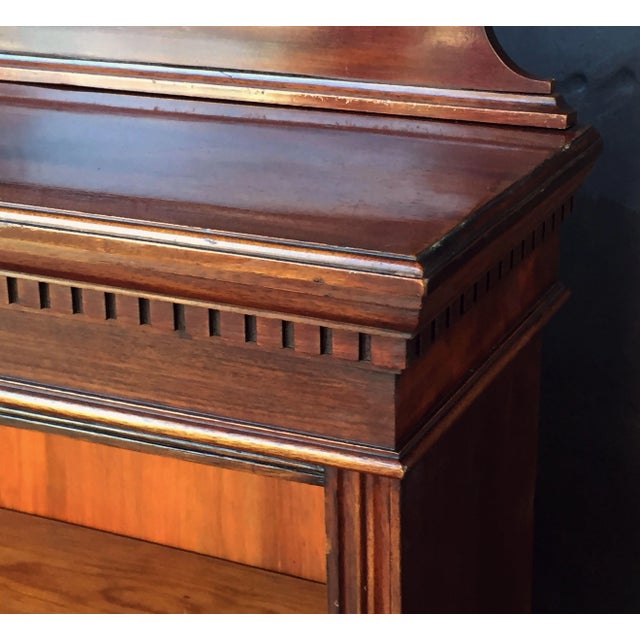 English Open Bookcase of Mahogany For Sale In Austin - Image 6 of 12