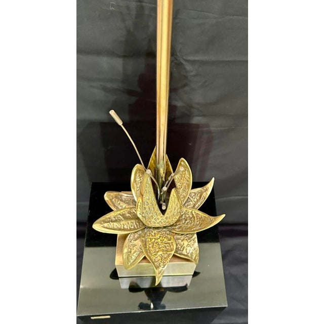 Metal Vintage Bronze and Brass Lamp, 1970s For Sale - Image 7 of 18
