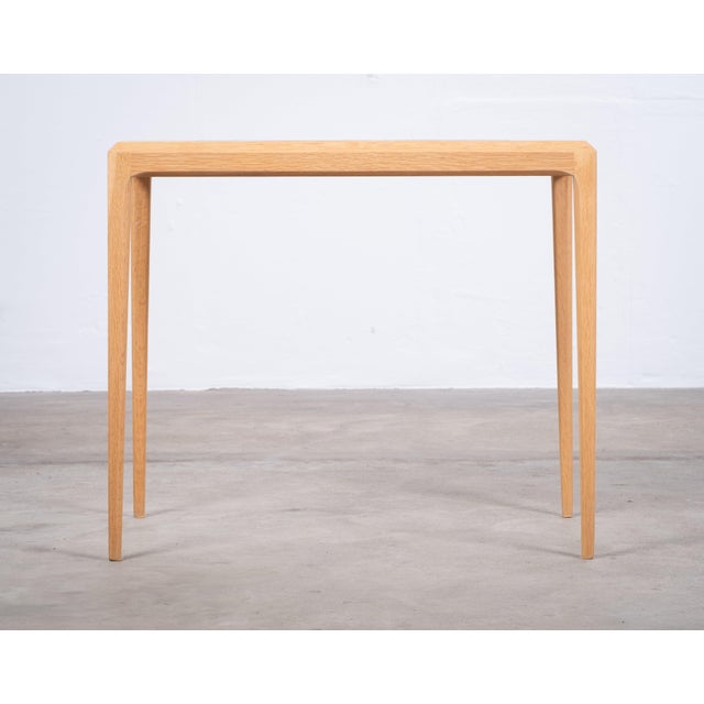 Oak Side Tables with Royal Copenhagen Tiles by Johannes Andersen, 1960s, Set of 2 For Sale - Image 9 of 13