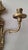 Pair Vintage Bronze Wall Candle Sconces, French Regency Style Candelabra, Hollywood Regency Brass Wall Decor, Neoclassical Candle Holders For Sale - Image 11 of 14