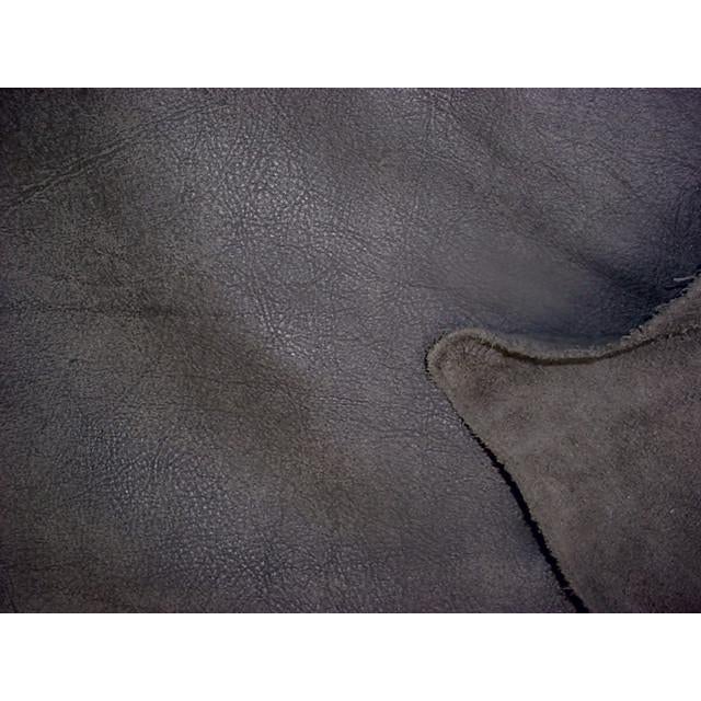 Bull Leather Sulu Greystone Top Grain Cowhide Leather Upholstery 57.50 Sq Ft 6.38 Sq Yards