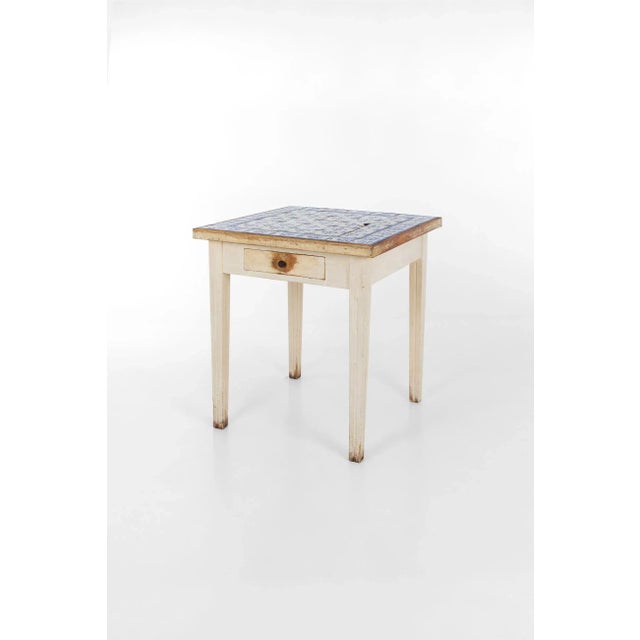 Continental Tile Top Table For Sale - Image 9 of 9
