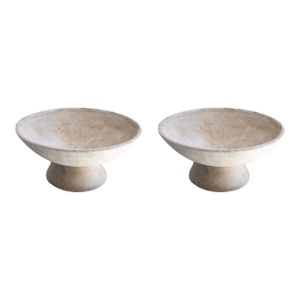 Pair of Saucer Planters From France