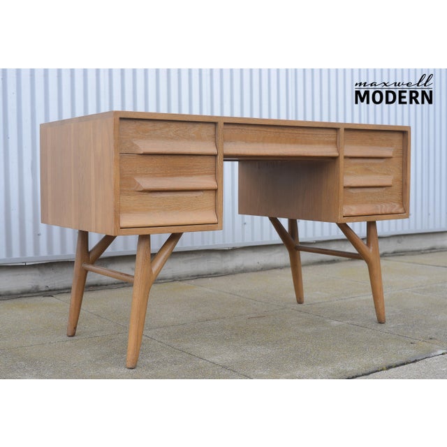 Mid-Century Modern Mid Century Jack Van Der Molen for Jamestown Lounge Company Desk For Sale - Image 3 of 18